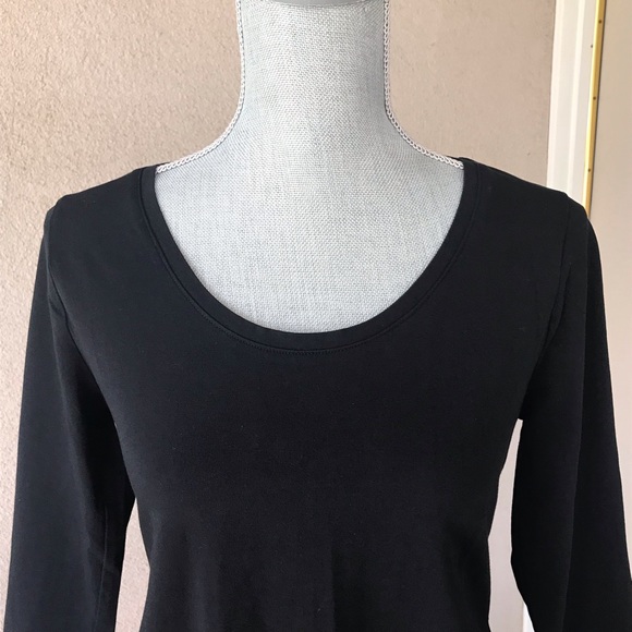 Black BumpStart Maternity Dress 3/4 Sleeve Med - Picture 5 of 8